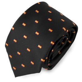 Corbata bandera españa negra "chamberí"