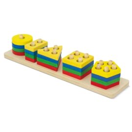Juego de madera bloques geométricos  "didactic"