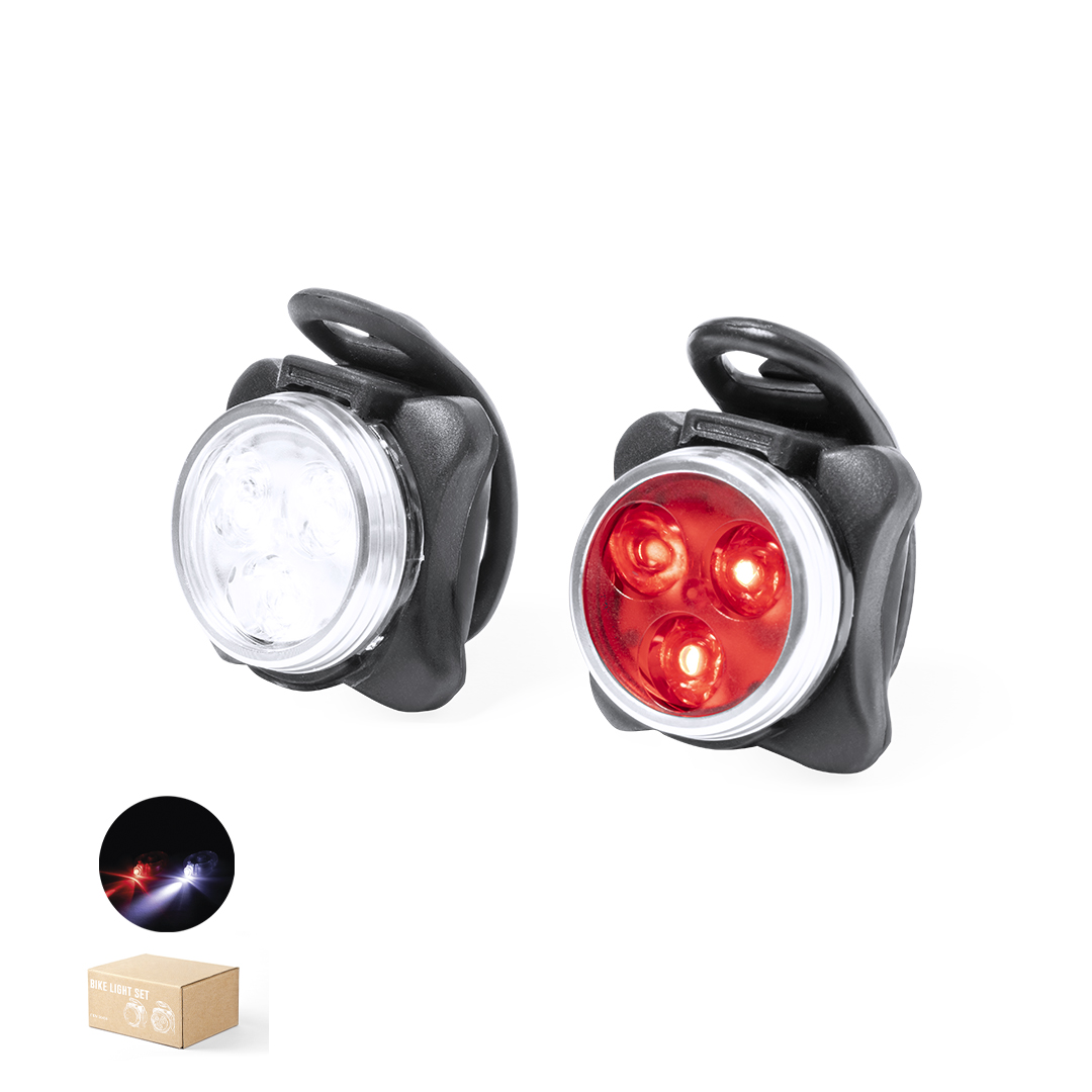 🟢 Set Luces Seguridad Bici Remko