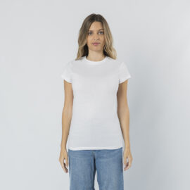 🟢 Camiseta Mujer Blanca Seiyo