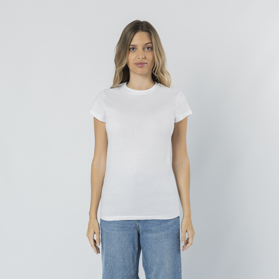 🟢 Camiseta Mujer Blanca Seiyo