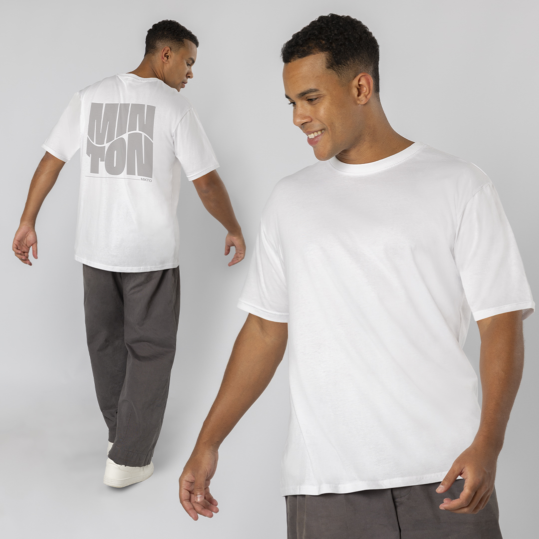 🟢 Camiseta Adulto Oversize Minton