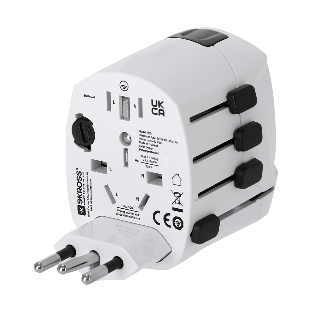 🟢 Adaptador Viaje Universal Skross PRO 3-POLE - Imagen 4