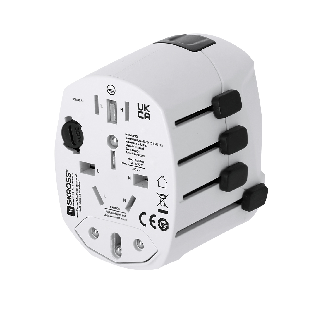 🟢 Adaptador Viaje Universal Skross PRO 3-POLE - Imagen 5