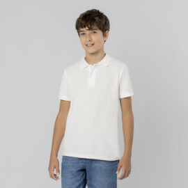 🟢 Polo Niño Blanco Charles
