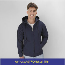 🟢 Sudadera Adulto Capucha + Cremallera "keya" SWZ280