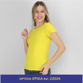 🟢 Camiseta Mujer Color "keya" WCS150