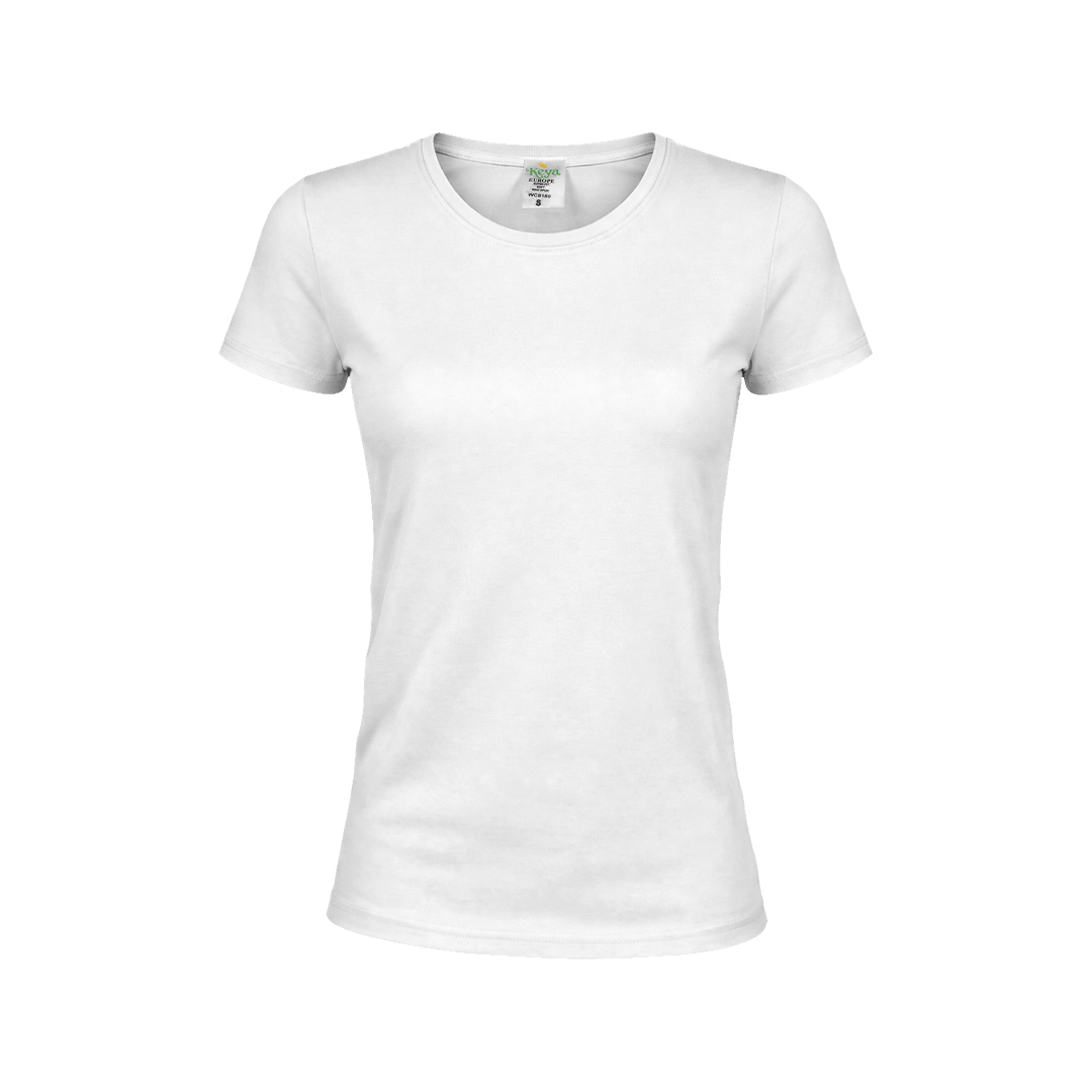 🟢 Camiseta Mujer Blanca "keya" WCS180 - Imagen 4