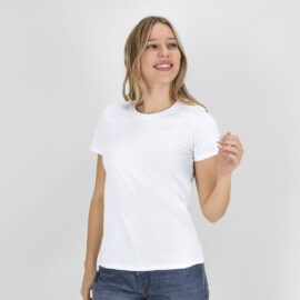 🟢 Camiseta Mujer Blanca "keya" WCS180
