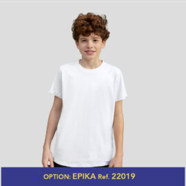 🟢 Camiseta Niño Blanca "keya" YC150