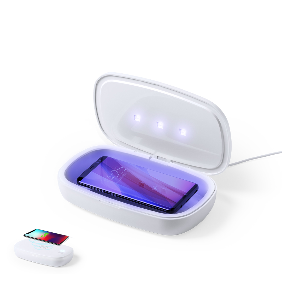 🟢 Caja Esterilizadora UV Cargador Halby